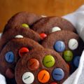 Cookies de chocolate y lacasitos
