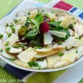 Carpaccio de champiñones con parmesano