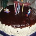 Tarta de trufa y nata