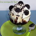 Copa de oreo con helado