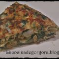 Tortilla de bacalao con espinacas y crema de[...]