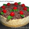 Tarta de turrón de Jijona sin horno