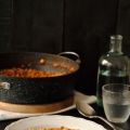 Arroz con calamares y gambas