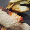 Salmón con salsa de cebolla