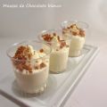 Mousse de chocolate blanco