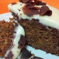 Tarta de zanahoria con glassé de queso
