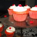 Cup cakes romanticos de Fresas !