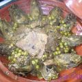 Tagine de ternera con alcachofas