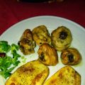 Pollo al jengibre con patatas asadas