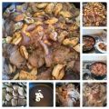 Setas con mejillones (de lata)