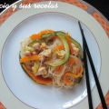 FIDEOS VERMICELLI CON POLLO Y VERDURAS