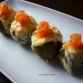 ALCACHOFAS RELLENAS DE SALMÓN AHUMADO CON SALSA[...]