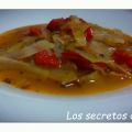 SOPA DE COL Y TOMATE CON ESPECIAS