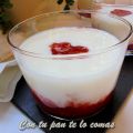VASITOS DE KÉFIR CON REQUESÓN Y FRESAS