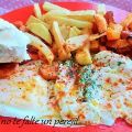 Huevos Fritos con Patatas, Calabaza y Zanahorias