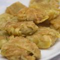 Wonton frito relleno de verduras