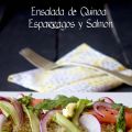 Ensalada de quinoa, espárragos y salmón[...]