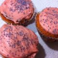 CUPCAKES ROSAS DE FRESA