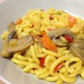 fideos con champiñones