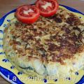 Tortilla de Patatas con Calabacín y Cebolla
