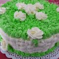 TARTA CON BIZCOCHO DE NUEZ...