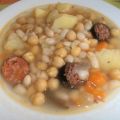 Potaje de garbanzos y alubias