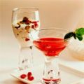 Mouse de cranberries y pistachos con miel de[...]