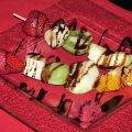 Brocheta de frutas