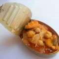 Garbanzos con fideos y mejillones