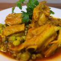 Guiso de costilla de cerdo castaña