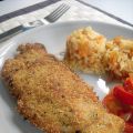 merluza rebozada con polenta. arroz con[...]