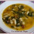 JUDÍAS BLANCAS CON ESPINACAS Y JAMÓN