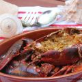 Bogavante en salsa