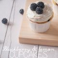 Cupcakes de moras y limón