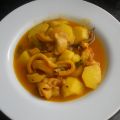 Chocos con patatas 1ª Receta