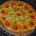 TARTA DE MANZANA CON CREMA