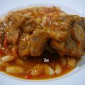 Rabo de ternera con alubias