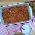 Crumble de peras y manzanas