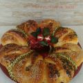 Corona de brioche salado