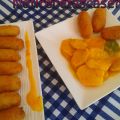 CROQUETAS DE PAVO Y POLLO CON PATATAS EN SALSA