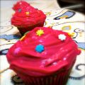 CUPCAKES DE FRUTOS ROJOS