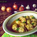 Albóndigas con salsa de cebolla
