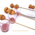 PINCHO DE CHAMPIÑONES EMPANADOS Y RELLENOS[...]