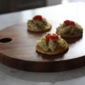 PINCHO DE BACALAO Y AJETES TIERNOS