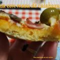 Pizza con masa de calabaza
