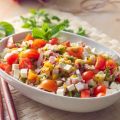 ENSALADA DE PEPINOS, RABANITOS Y PIMIENTOS