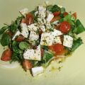Ensalada a la albahaca (o Capri)