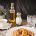 Arroz al horno con verduras y pollo