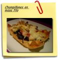 Champiñones en masa filo
