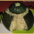 Calabacin con Manzana y Jamón Crujiente